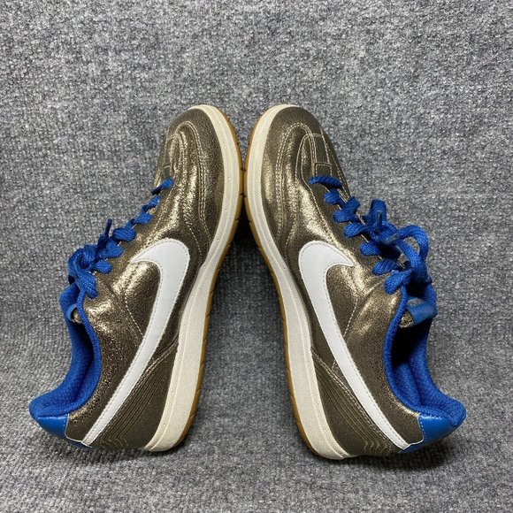 VTG Nike Tiempo Ronaldinho Indoor Soccer Shoes Mens 6 Bronze Lace Up 2006 main image 10